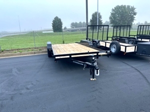 Lowboy car hauler trailer