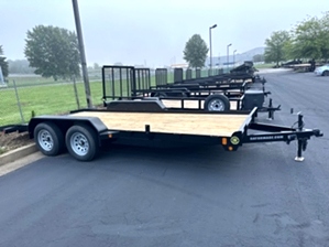 Lowboy car hauler trailer