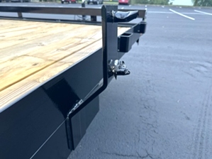 Lowboy car hauler trailer