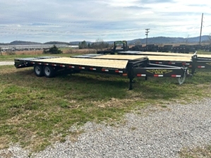 Pintle Trailer On Sale | 20+5 Pintle Trailer 4k GVWR Wide Ramps Dexter Axles 