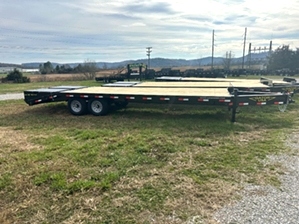 Pintle Trailer On Sale | 20+5 Pintle Trailer 4k GVWR Wide Ramps Dexter Axles 