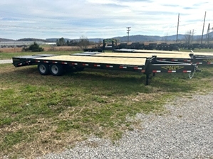 Pintle Trailer On Sale | 20+5 Pintle Trailer 4k GVWR Wide Ramps Dexter Axles 