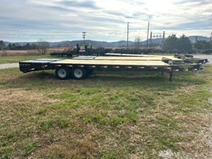 Pintle Trailer On Sale | 20+5 Pintle Trailer 4k GVWR Wide Ramps Dexter Axles 