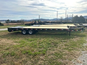 Pintle Trailer On Sale | 20+5 Pintle Trailer 4k GVWR Wide Ramps Dexter Axles 