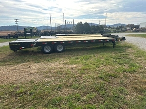 Pintle Trailer On Sale | 20+5 Pintle Trailer 4k GVWR Wide Ramps Dexter Axles 