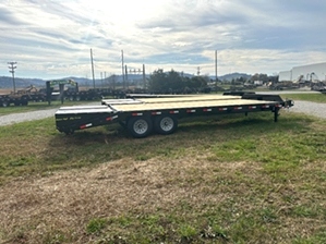 Pintle Trailer On Sale | 20+5 Pintle Trailer 4k GVWR Wide Ramps Dexter Axles 