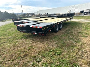 Pintle Trailer On Sale | 20+5 Pintle Trailer 4k GVWR Wide Ramps Dexter Axles 