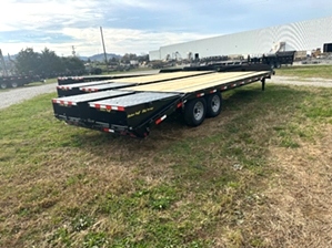 Pintle Trailer On Sale | 20+5 Pintle Trailer 4k GVWR Wide Ramps Dexter Axles 