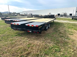 Pintle Trailer On Sale | 20+5 Pintle Trailer 4k GVWR Wide Ramps Dexter Axles 