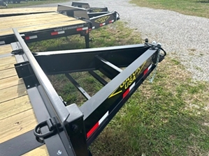 Pintle Trailer On Sale | 20+5 Pintle Trailer 4k GVWR Wide Ramps Dexter Axles 