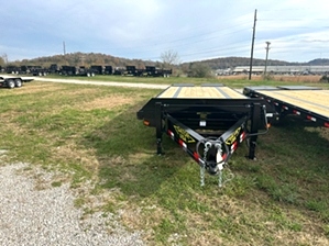 Pintle Trailer On Sale | 20+5 Pintle Trailer 4k GVWR Wide Ramps Dexter Axles 